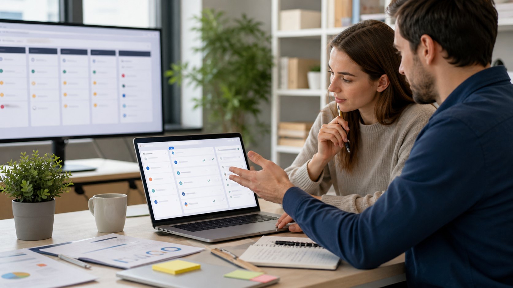 Agentes IA coordinando CRM correo y documentos en una pyme
